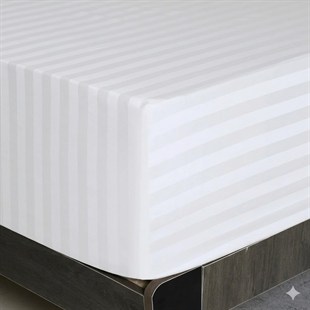 ND Çift Kişilik Çarşaf Seti Beyaz