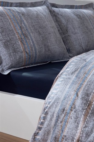 ND Denim Çift Kişilik Nevresim Takımı Colorado Mavi