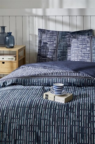 ND Maskülen Çift Kişilik Nevresim Takımı Modra Mavi