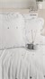 Şaheser Home Collection Jakarlı Nevresim Takımı Çift Kişilik Leona Gri