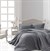 Şaheser Home Collection Jakarlı Yatak Örtüsü Seti Liv Gri
