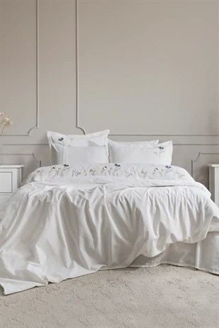 Şaheser Home Collection Nakışlı Çift Kişilik Nevresim Takımı Harmony