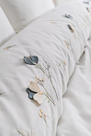 Şaheser Home Collection Nakışlı Çift Kişilik Nevresim Takımı Harmony