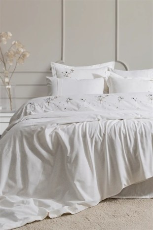 Şaheser Home Collection Nakışlı Çift Kişilik Nevresim Takımı Roman