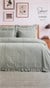 Şaheser Home Collection Yatak Örtüsü Çift Kişilik Cassie Mint