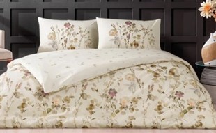 ND Çift Kişilik Ranforce Nevresim Takımı Nina Bej