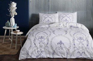 ND Çift Kişilik Ranforce Nevresim Takımı Astra Mor