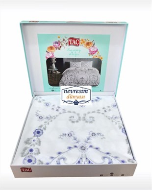 ND Çift Kişilik Ranforce Nevresim Takımı Astra Mor