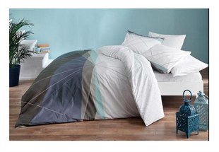 ND Ranforce Çift Kişilik Nevresim Takımı Power Gri