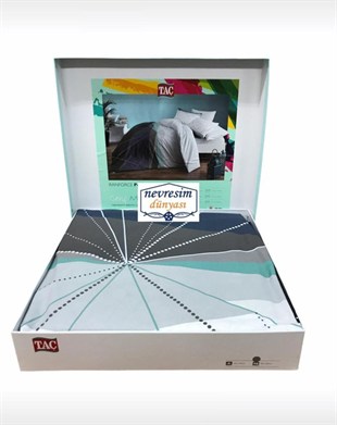 ND Ranforce Çift Kişilik Nevresim Takımı Power Gri