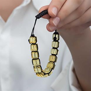 Hk Yetişkin Kehribar Bileklik Damla|Gümüş Takı Hediyelik Ürünler