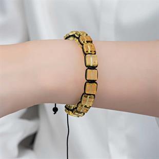 Hk Yetişkin Kehribar Bileklik Damla|Gümüş Takı Hediyelik Ürünler