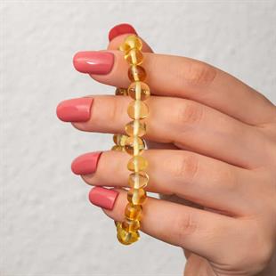 Hk Yetişkin Kehribar Bileklik Damla|Gümüş Takı Hediyelik Ürünler