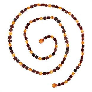 Hk Yetişkin Kehribar Damla Kolye|Gümüş Takı Hediyelik Ürünler