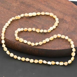 Hk Yetişkin Kehribar Damla Kolye|Gümüş Takı Hediyelik Ürünler