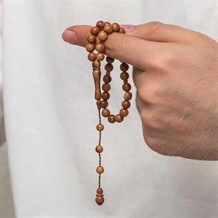 Hk Kuka Tesbih Yuvarlak Kesim Açık Renk |Gümüş Takı Hediyelik Ürünler