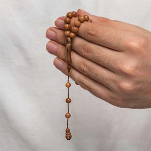 Hk Kuka Tesbih Yuvarlak Kesim Açık Renk |Gümüş Takı Hediyelik Ürünler