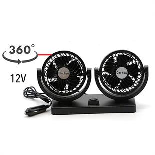Hko Vantilatör 12V Torpido Üstü 2Li Fanlı Ayarlı