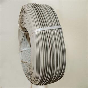 Sentetik Rattan Plastik Çizgili açık Gri 9 mm 10.25 Kg