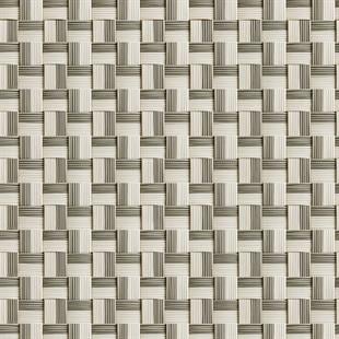 Sentetik Rattan Plastik Çizgili KirliBeyaz-Gri 10 Kg