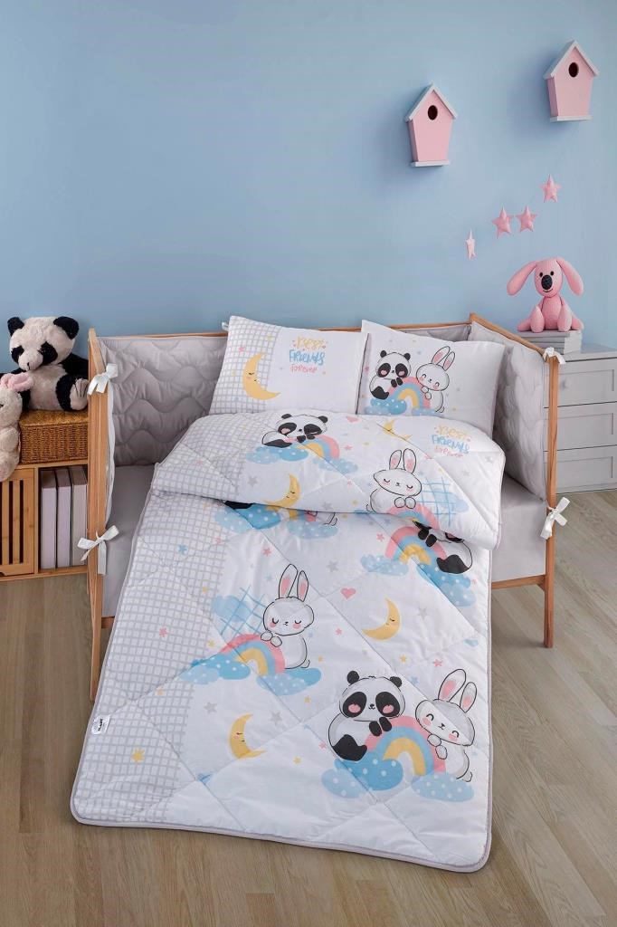 Clasy Bebek Uyku Seti Best Friends Gri