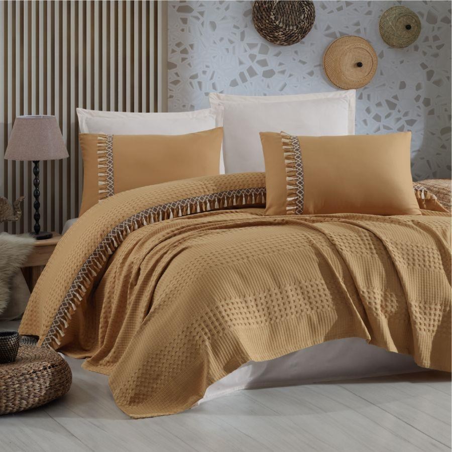 Clasy Pike Takımı Çift Kişilik Bohemline V6 Hardal