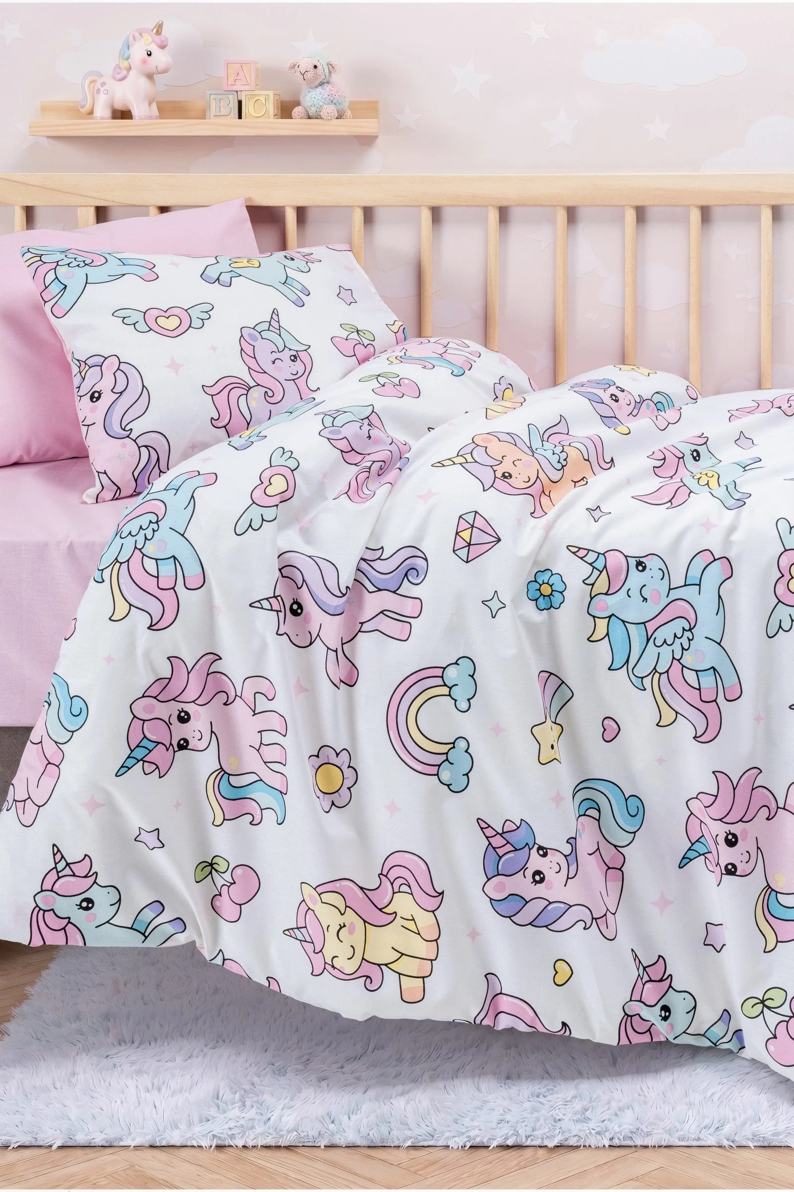 Cotton Box Bebek Nevresim Takımı Sparky Pembe
