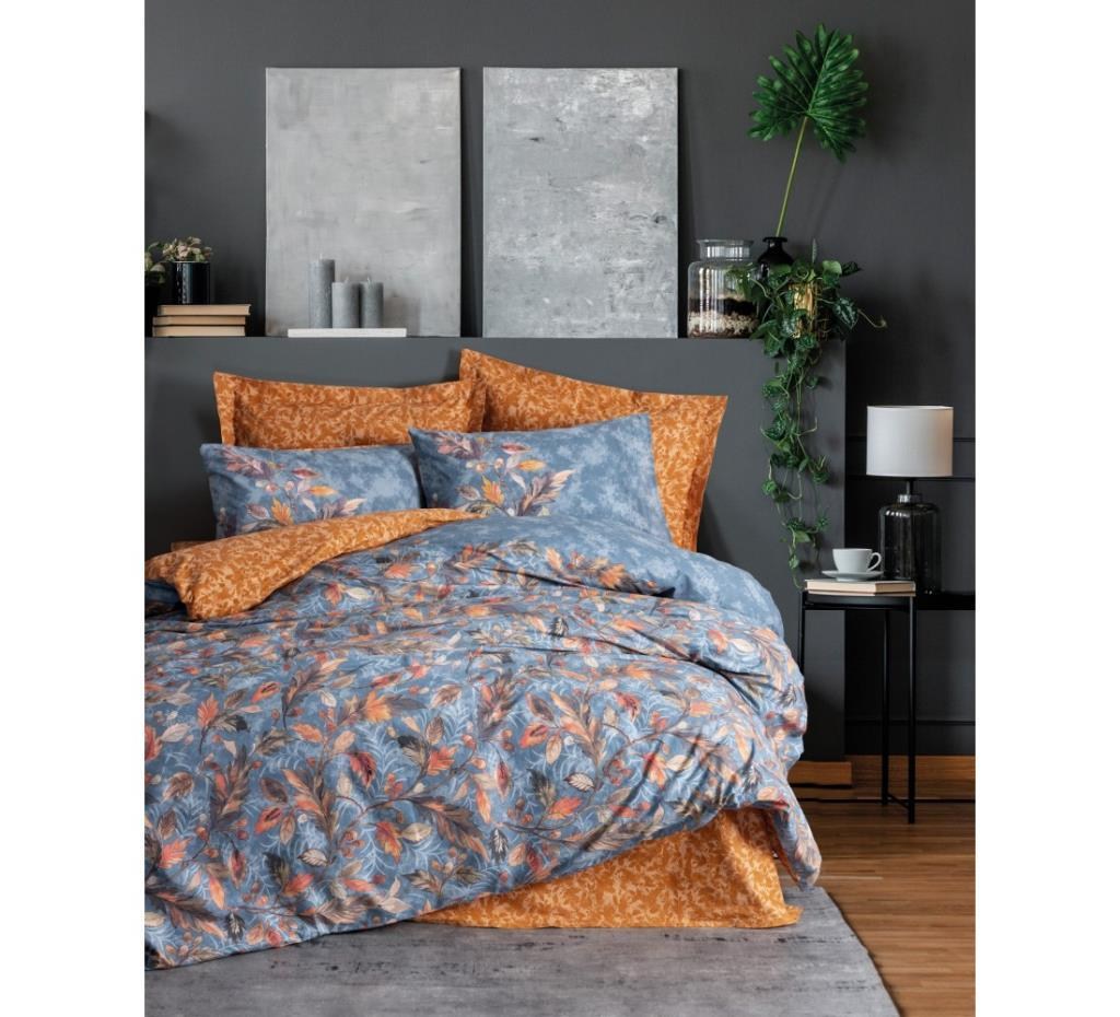 Cotton Box Çift Kişilik Modeline Nevresim Takımı Alekra Hardal