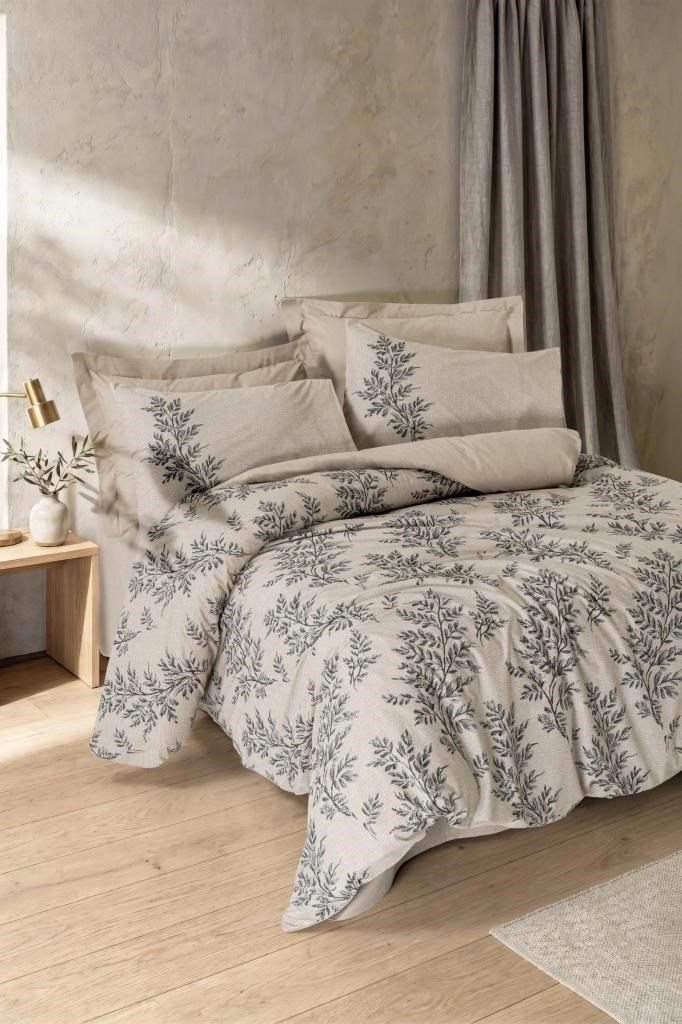 Cotton Box Dual Çift Kişilik Nevresim Takımı Saga Bej