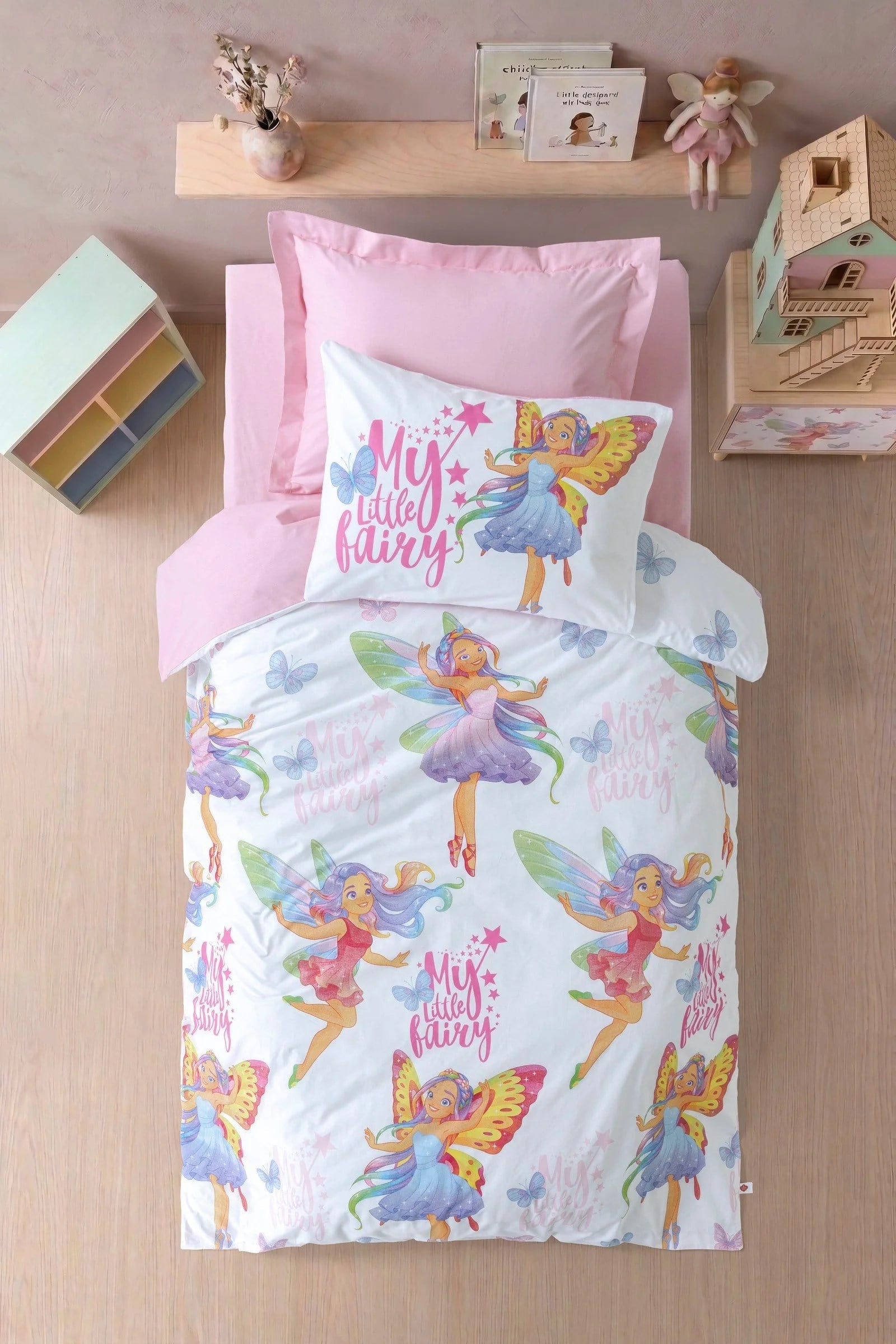 Cotton Box Genç Ranforce Nevresim Takımı Tek Kişilik Twila Pembe