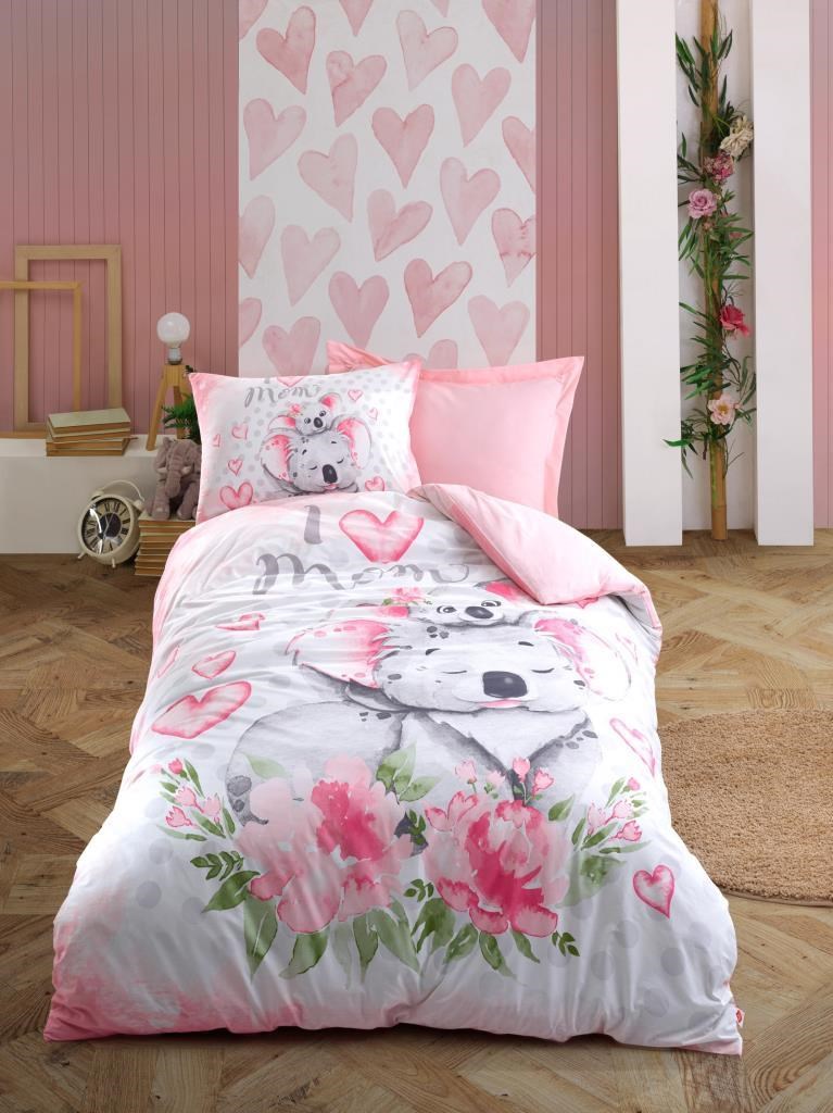Cotton Box Genç Ranforce Nevresim Takımı Tek Kişilik Koala Pembe