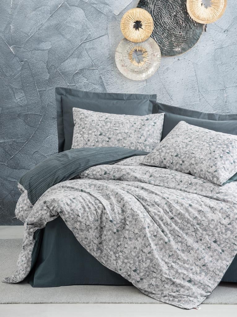 Cotton Box Minimal Çift Kişilik Nevresim Takımı Molly Antrasit