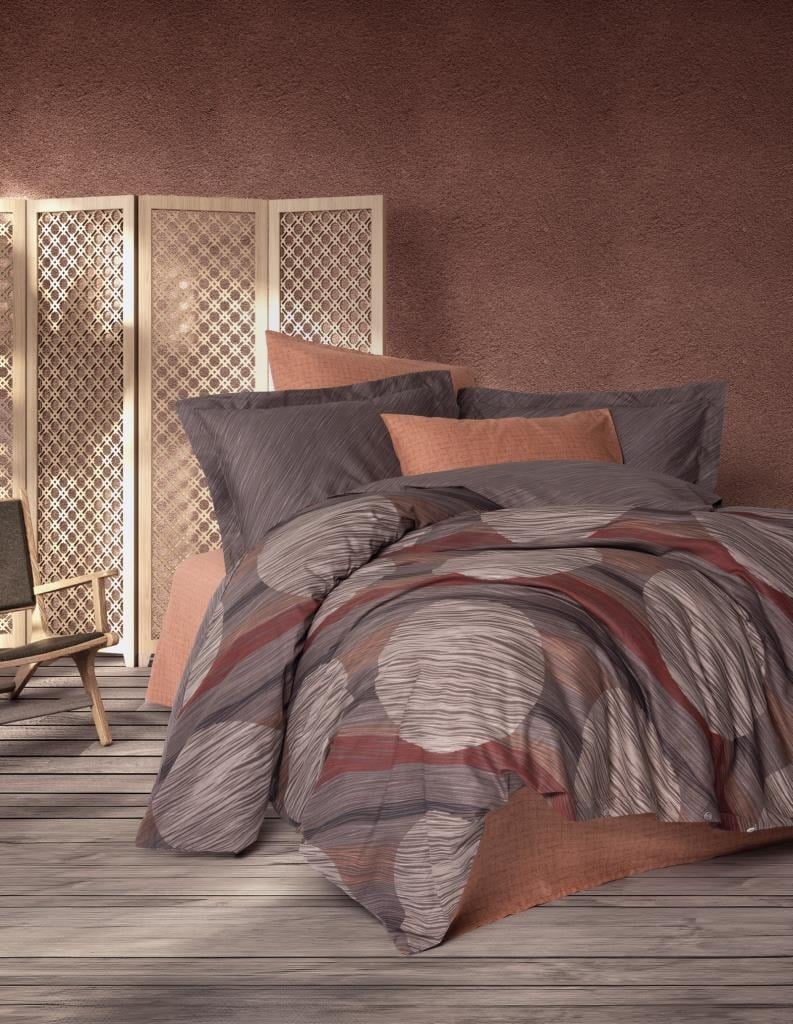 Cotton Box Modern Çift Kişilik Nevresim Takımı Fluss Tarçın 8680108078396