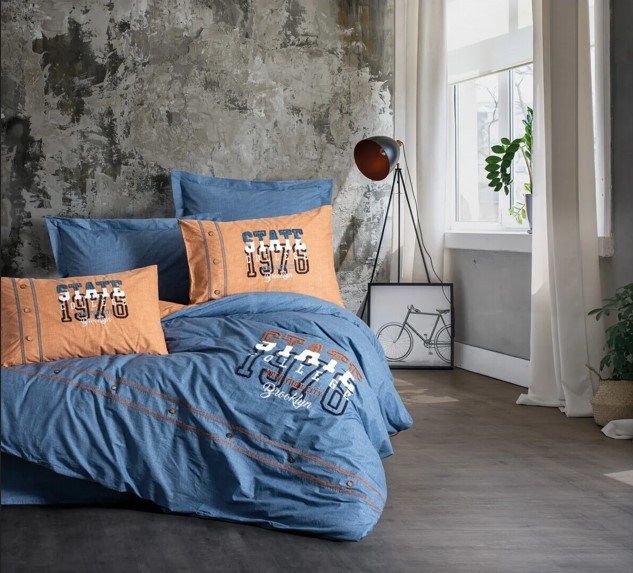 Cotton Box Mood Nakışlı Ranforce Çift Kişilik Nevresim Takımı State Tarçın 8680108071151