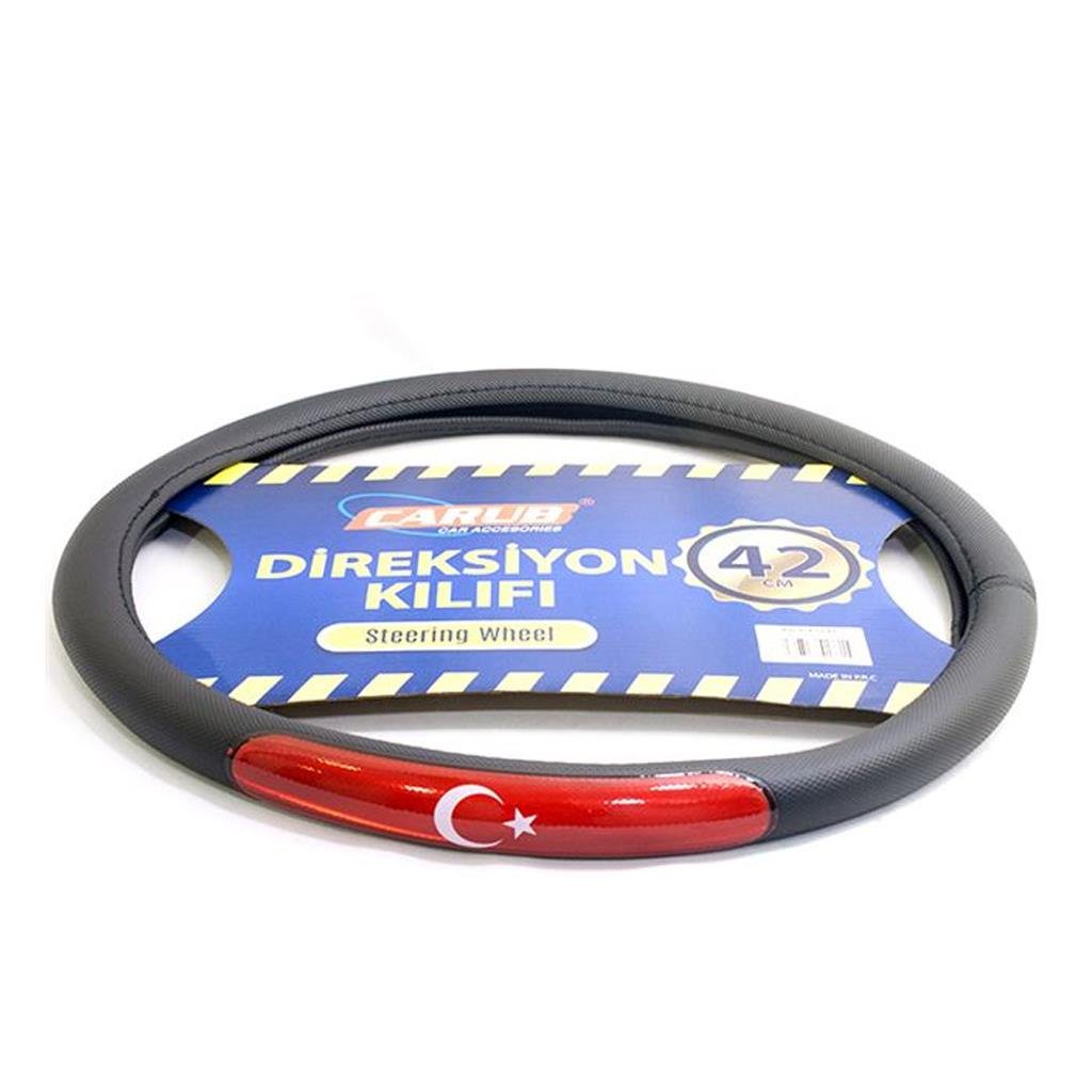 Hko Direksiyon Kılıfı 42 Cm Siyah Türk Bayraklı FosforluHKO7BR1841381