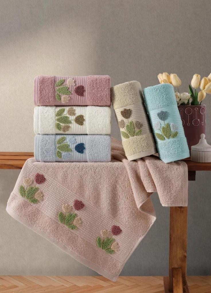 Hobby Emily Style 2 6lı Havlu 50x90 Asorti
