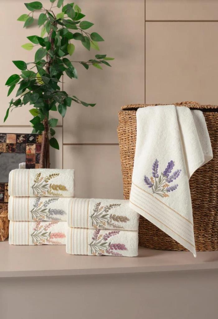 Hobby Liva Style 1  6lı Havlu 50x90 Asorti