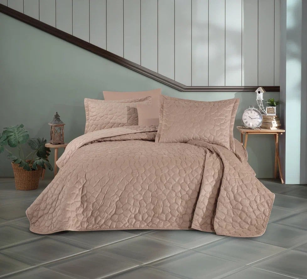 Hobby Silvana Yatak Örtüsü Bej