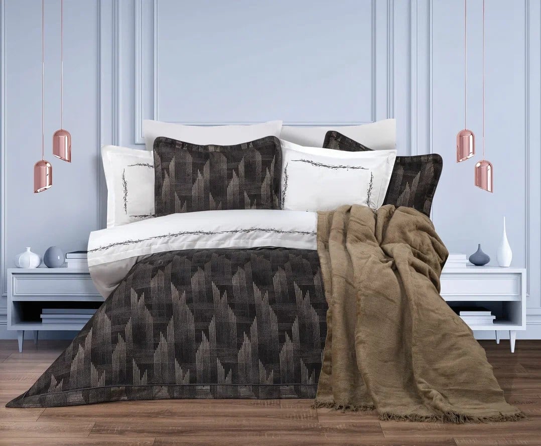 Hobby Trendy Ritim  Çeyiz Seti Antrasit