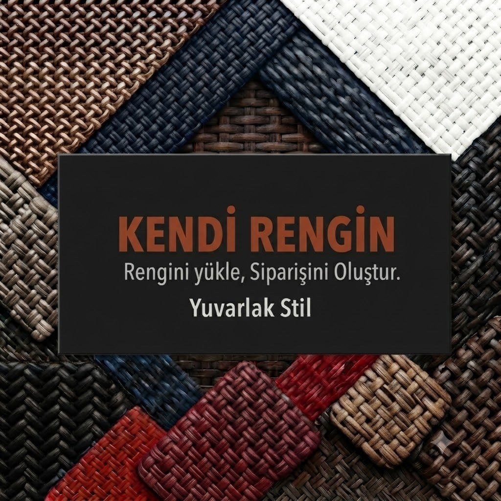 Kendi Rengin-Yuvarlak Sentetik Rattan Plastik 25 KgKRNK02