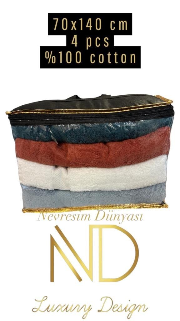 Nevresim Dünyası 70x140 4'lü Havlu Prime 3