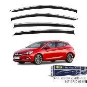 OPEL ASTRA K 2016- KROMLU CAM RÜZGARLIGI 4LÜ