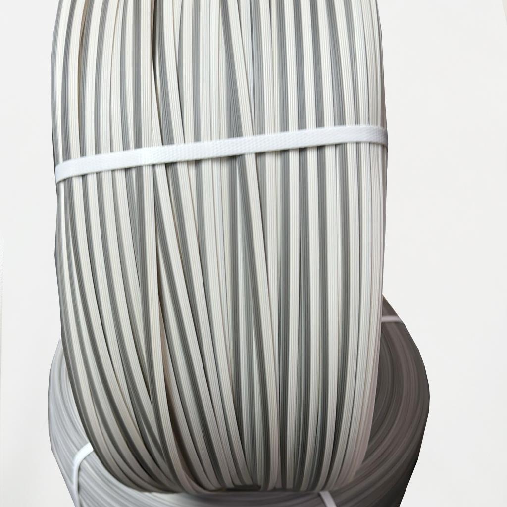 Rattan Plastik Çizgili Kirli Beyaz-Gri 9 mm 7.25 KgRT-KBEYAZGRI