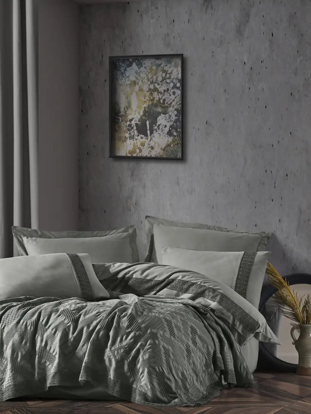 Şaheser Home Collection Çeyiz Seti Freya Antrasit
