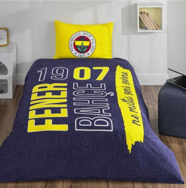 Taç Fenerbahçe Şanlı Kanarya Tek Kişilik Lisanslı Nevresim Takımı