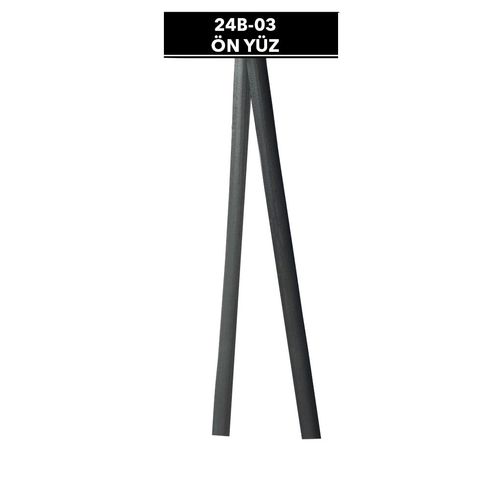 Yassı Sentetik Rattan Plastik Antrasit Gri-Koyu Gri 48 Kg (4 Top)24B-03