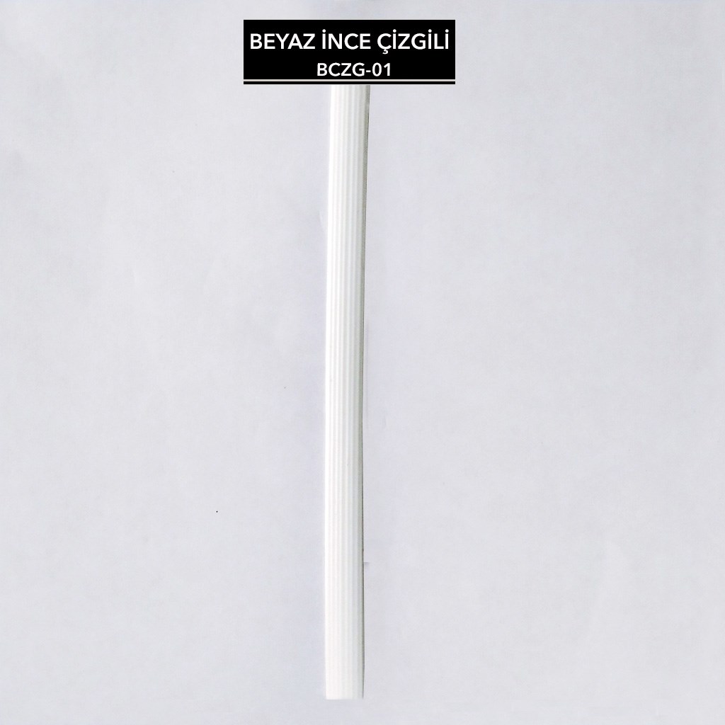 Yassı Sentetik Rattan Plastik Beyaz Renk 48 Kg (4 Top)BCZG-01