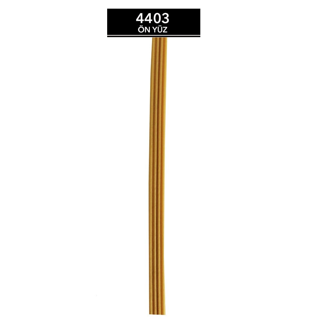 Yassı Sentetik Rattan Plastik Hardal Sarısı 48 Kg (4 Top)4403