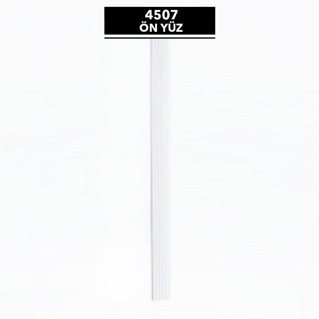 Yassı Sentetik Rattan Plastik Kanallı Beyaz 48 Kg (4 Top)4507