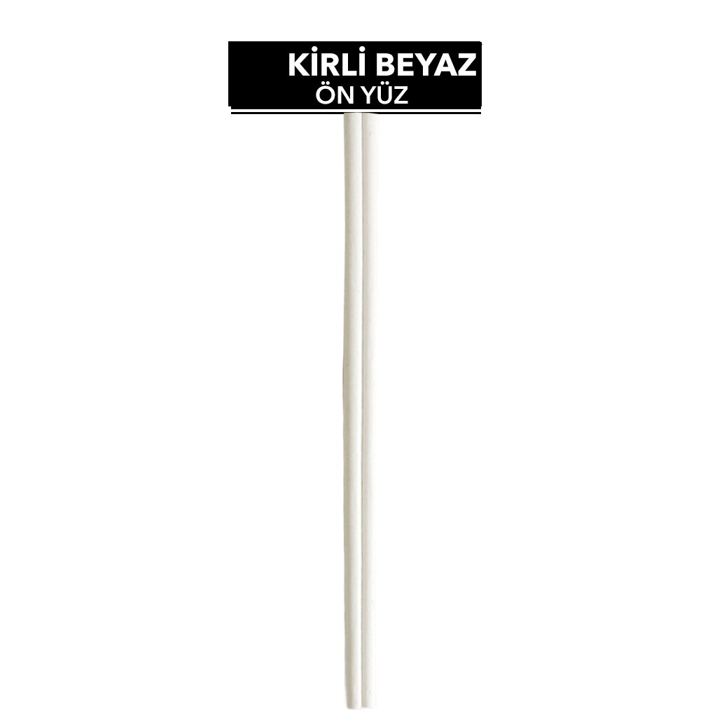 Yassı Sentetik Rattan Plastik Kuş Kanadı Kirli Beyaz 48 Kg (4 Top)KirliBeyaz